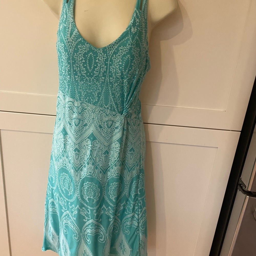 Athleta Teal Sleeveless Dress